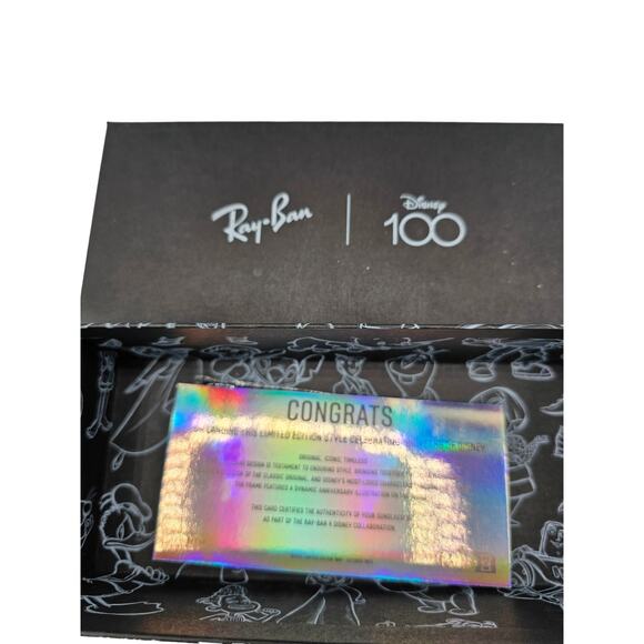 Ray Ban sunglasses 100 Years Of Disney Limited Edition. Made In Italy